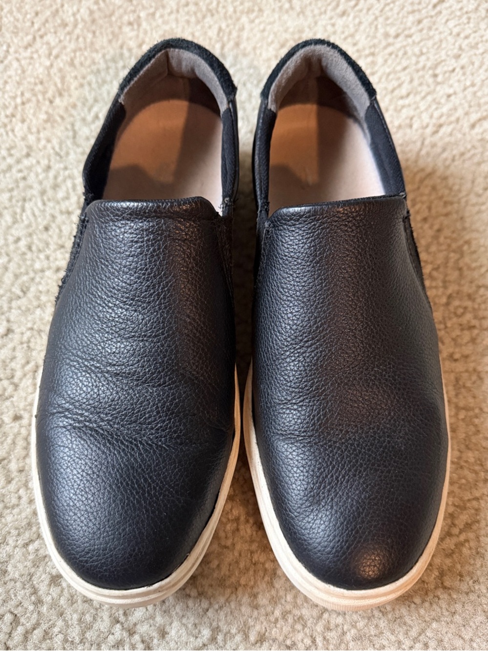 Dr. Scholl’s Black Slip-On Leather Shoes